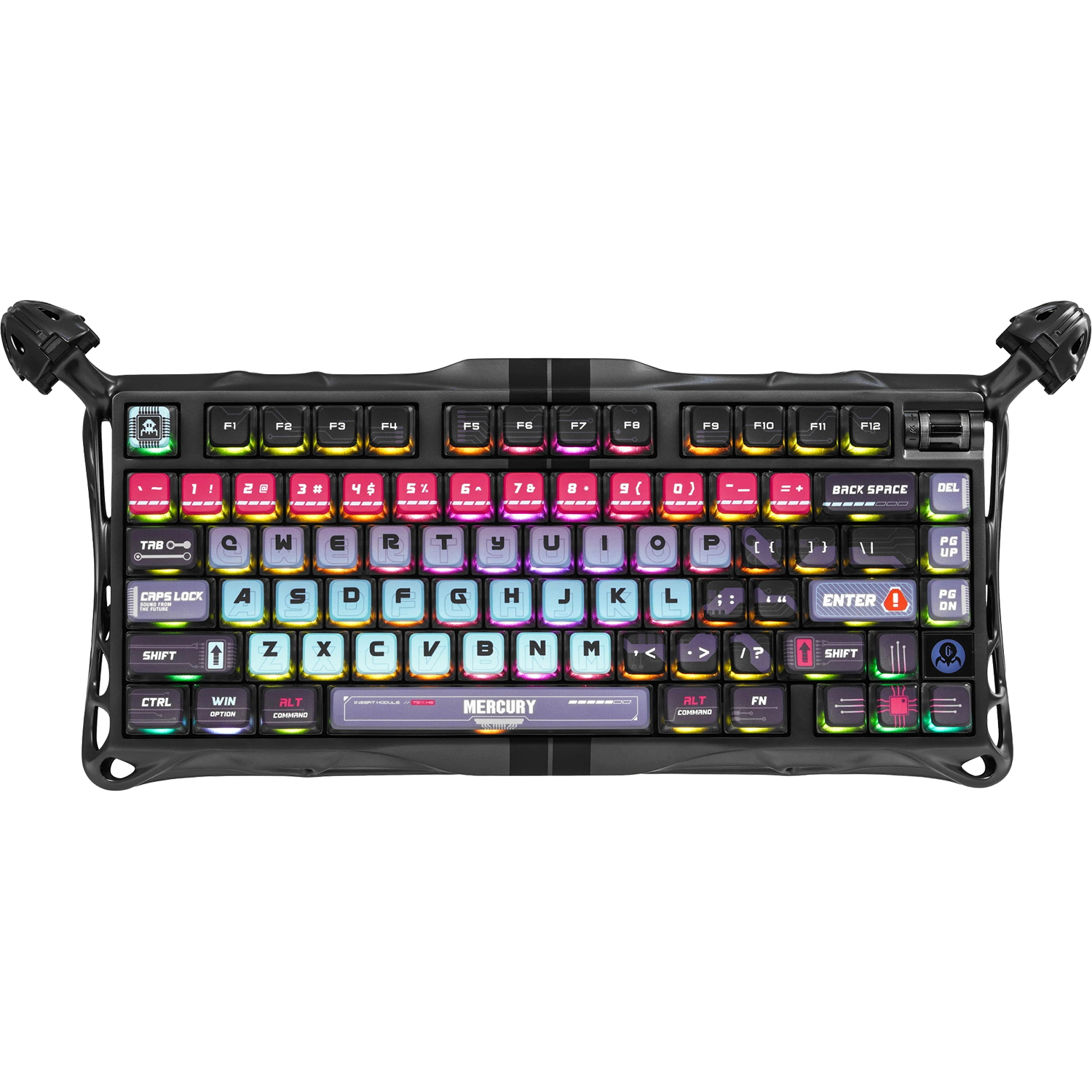 Игровая клавиатура Gravastar Mercury V75 Pro Cyberpunk (6972448923897)