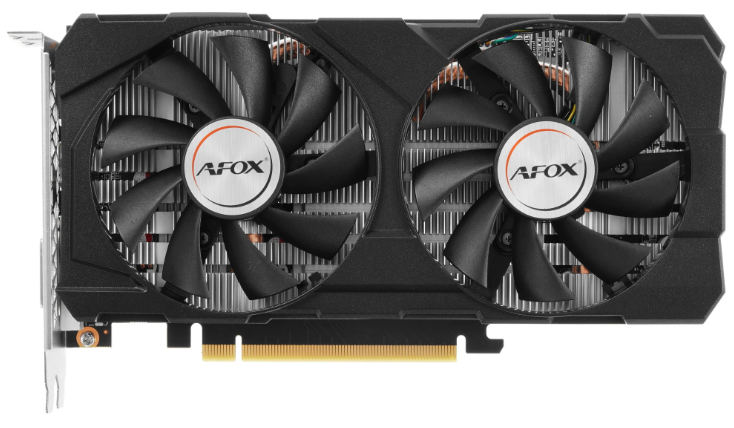 Видеокарта AFOX GeForce RTX 2060 SUPER (8GB GDDR6 256-bit, 1470-1650MHz / 14Gbps, 2-fan, DVI-D/HDMI/DP) AF2060S-8192D6H4-V2