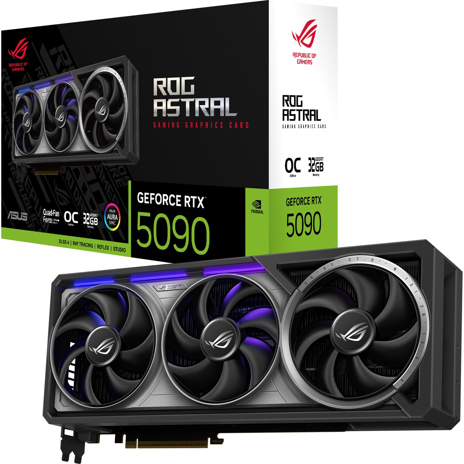 Видеокарта ASUS ROG-ASTRAL-RTX5090-O32G-GAMING (90YV0LW0-M0NA00)